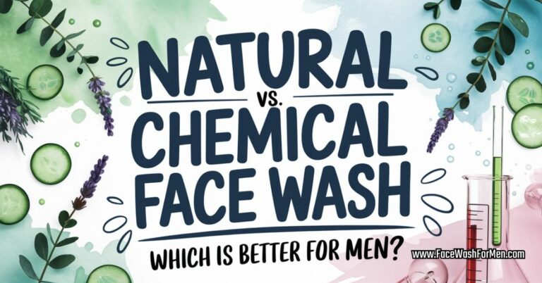 natural vs chemical facewash