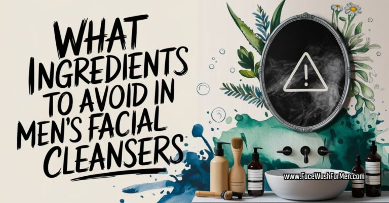 what ingridients to avoid in mens facial cleasers